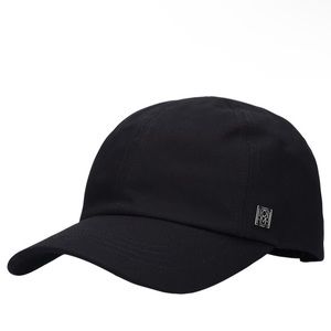 Toteme 100% Cotton Black Baseball Cap